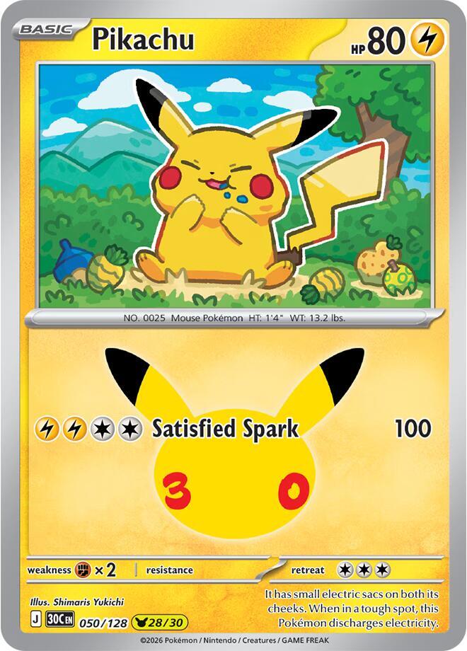 050/128 Pikachu - None