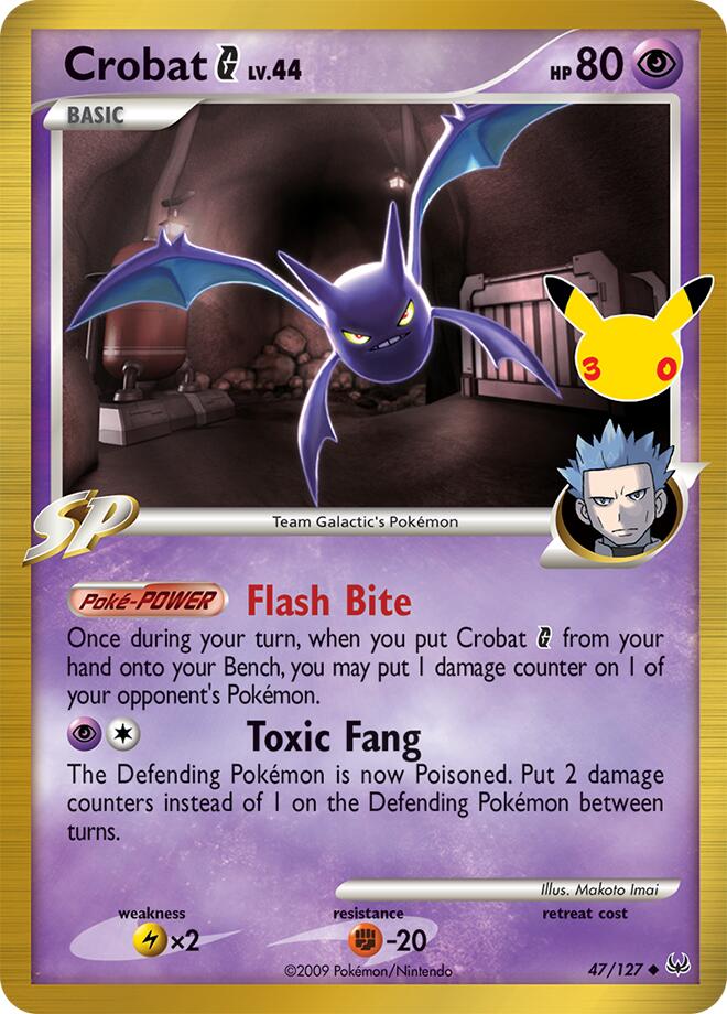 47/127 Crobat G - 30th Celebration Classic Collection
