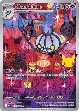 137/128 Chandelure - Illustration Rare