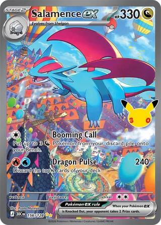 156/128 Salamence ex - Special Illustration Rare