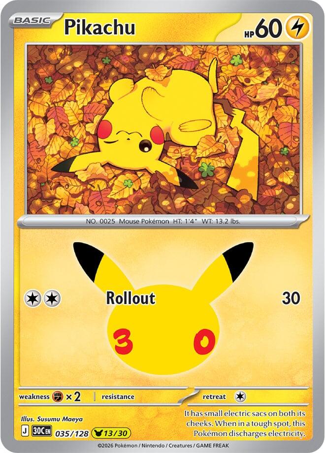 035/128 Pikachu - Pikachu Rare