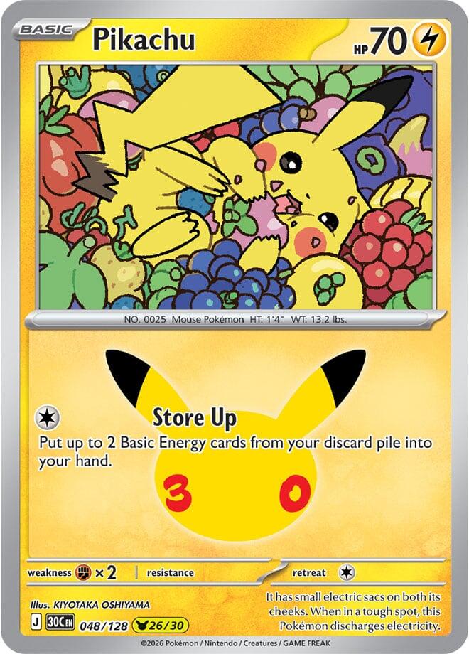 048/128 Pikachu - Pikachu Rare