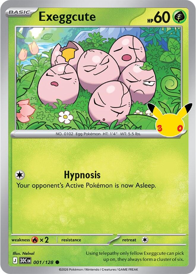 001/128 Exeggcute - Common