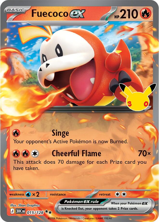 015/128 Fuecoco ex - Double Rare