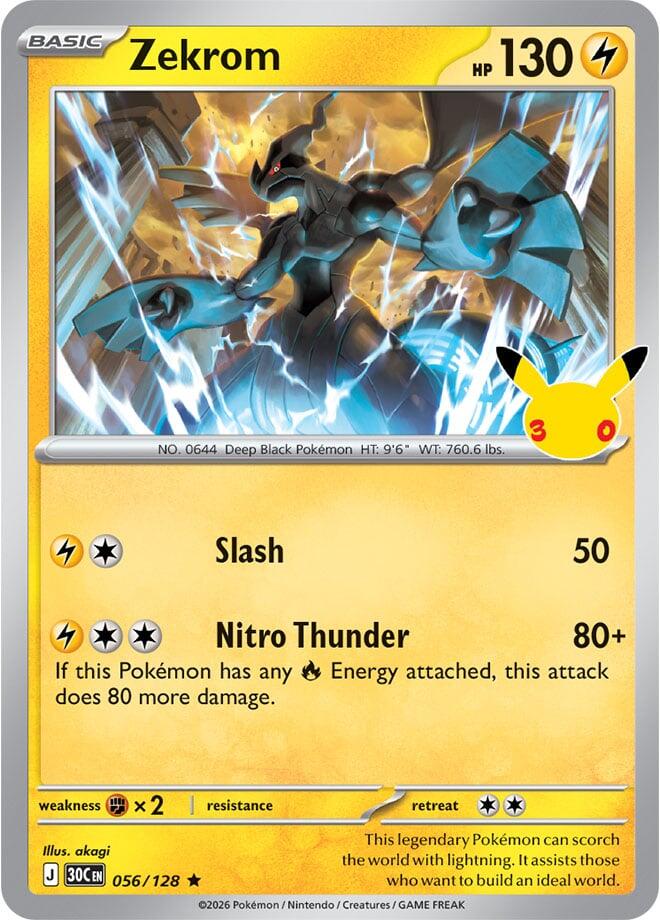 056/128 Zekrom - Rare