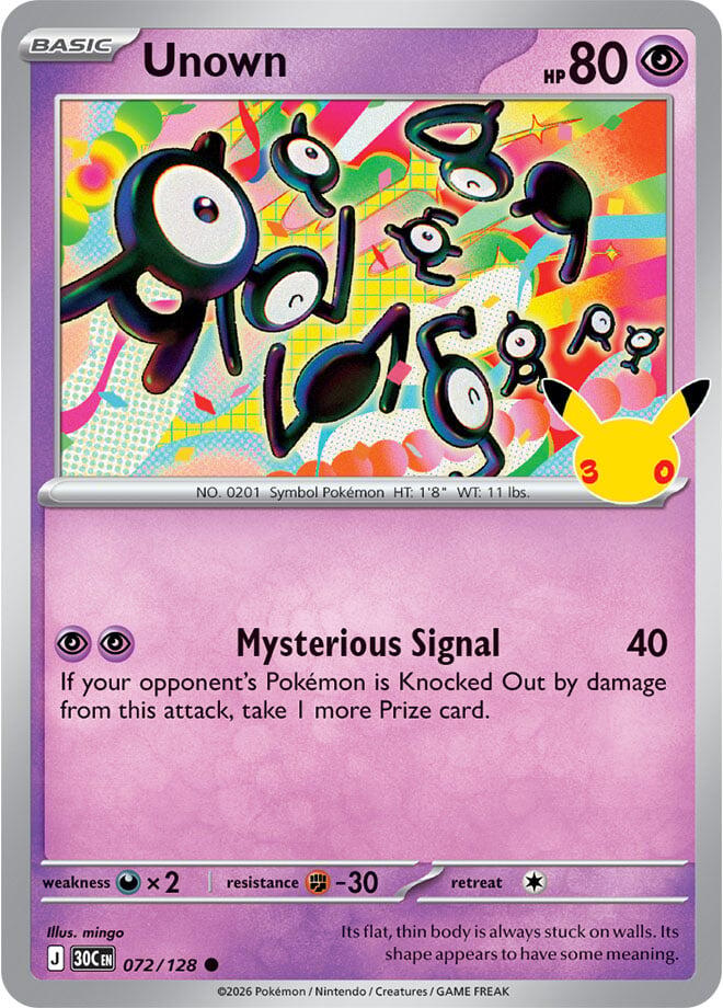 072/128 Unown - Common