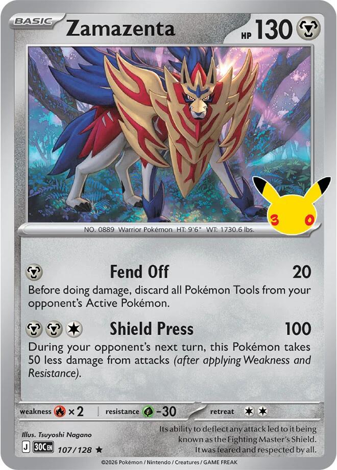 107/128 Zamazenta - Rare
