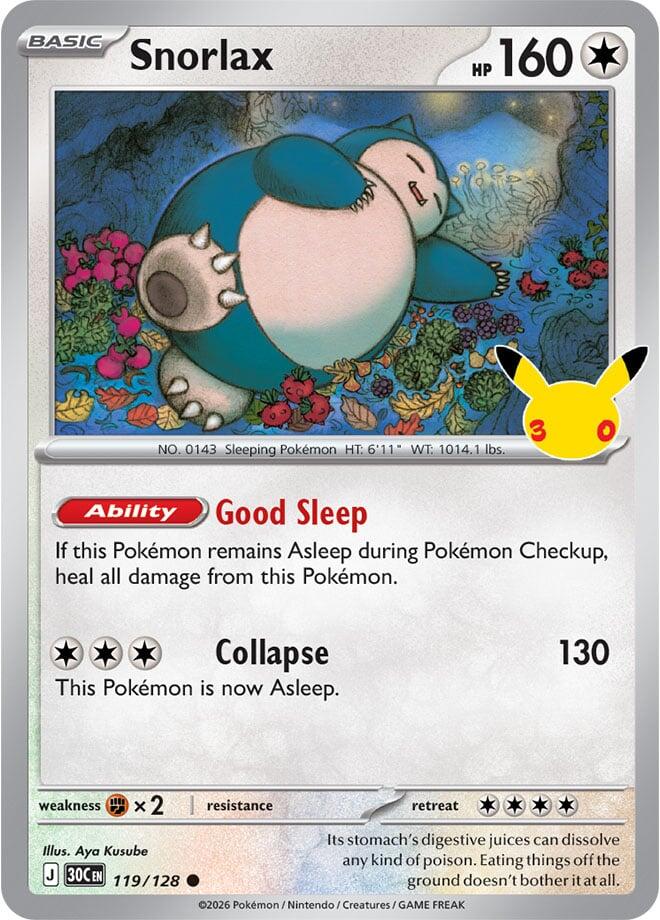 119/128 Snorlax