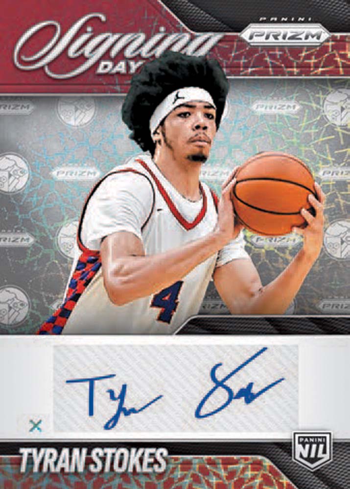 Panini Prizm Basketball 2025-26 Signing Day autograph card Tyran Stokes