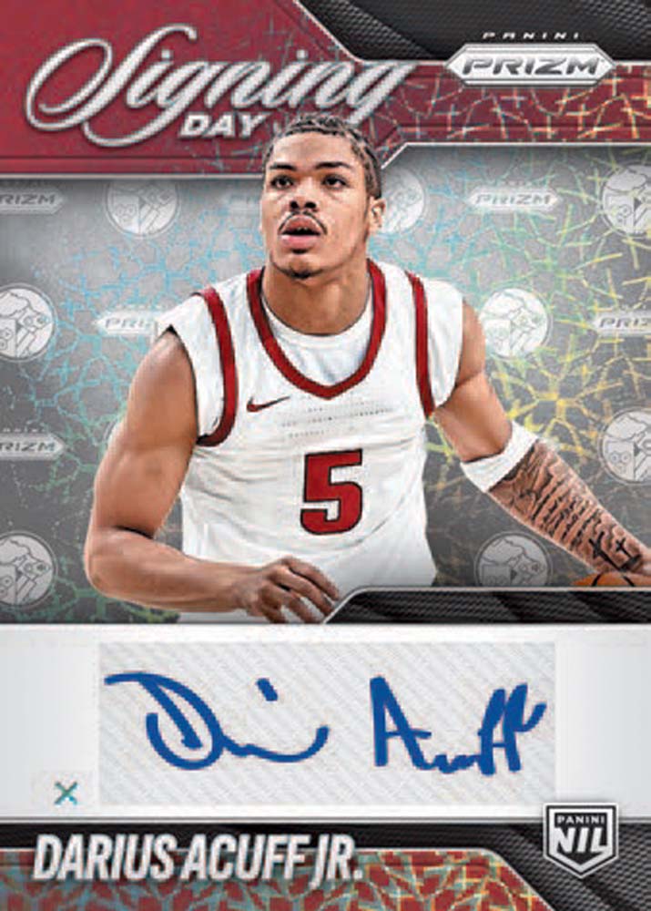 Panini Prizm Basketball 2025-26 Signing Day autograph card Darius Acuff Jr.
