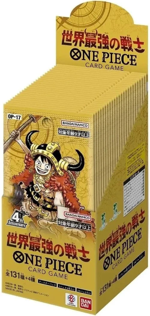One Piece Card Game The Worlds Strongest Warriors [OP-17] Booster Box - Japanese