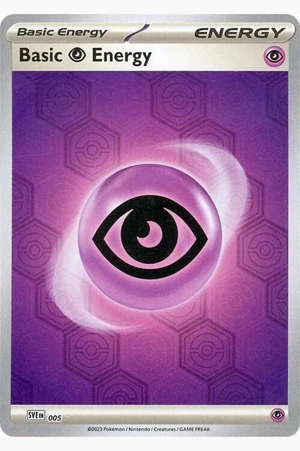 SVE EN 005 Basic Psychic Energy - 2023 - Reverse Holo