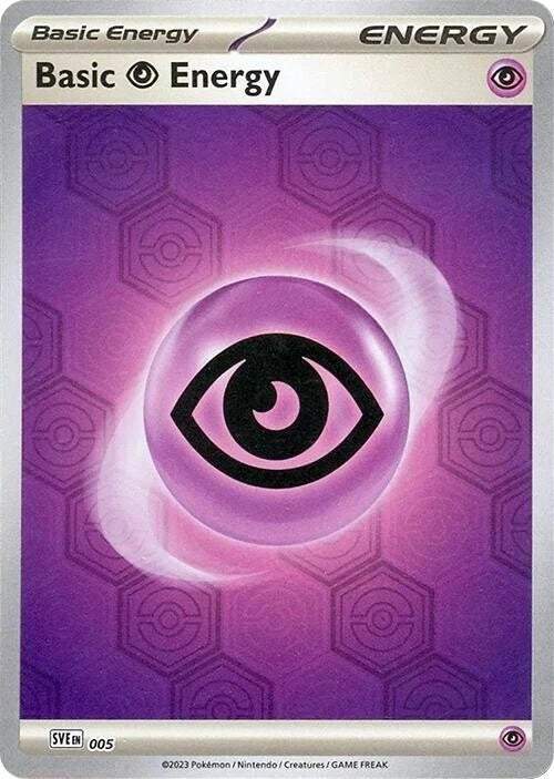 SVE EN 005 Basic Psychic Energy - 2023 - Reverse Holo