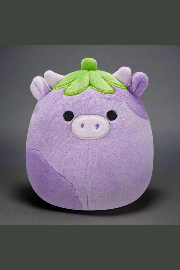SQUISHMALLOWS 7.5"  Frederick Eggplant Cow