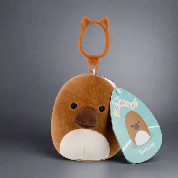 SQUISHMALLOWS 3.5" Clip Santino Platypus