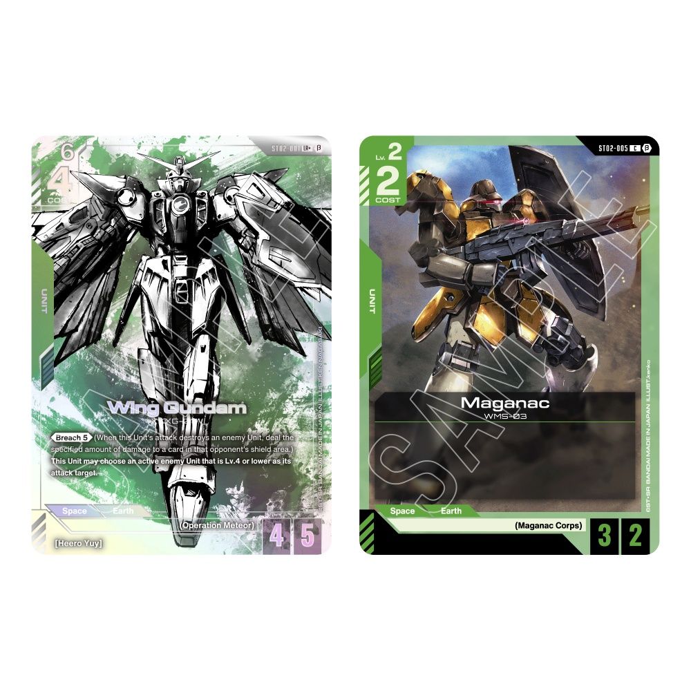 Gundam Card Game – Wings of Advance [ST02] Starter Deck