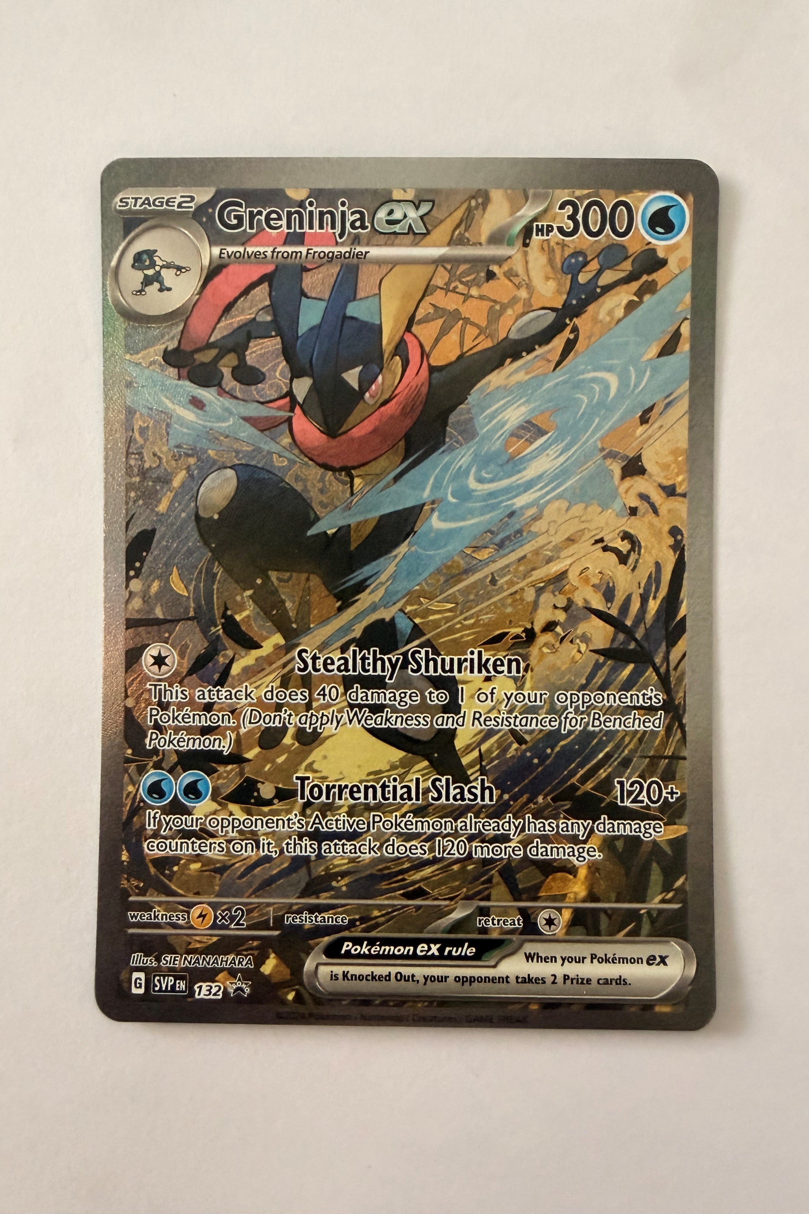 Greninja Ex SVP 132 Shrouded Fable Special Illustration Rare NM