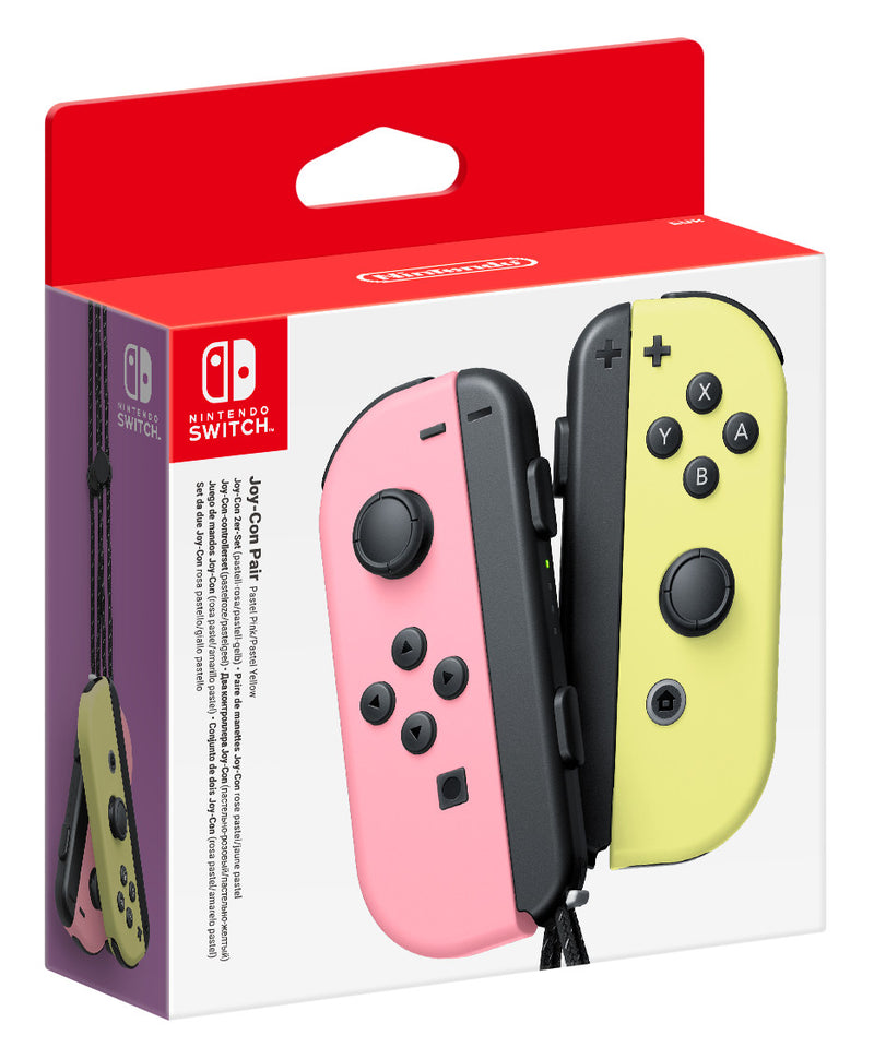 SWI Nintendo Switch Joy-Con Pair Controller - Pastel Pink/Pastel Yellow - Collectible Madness