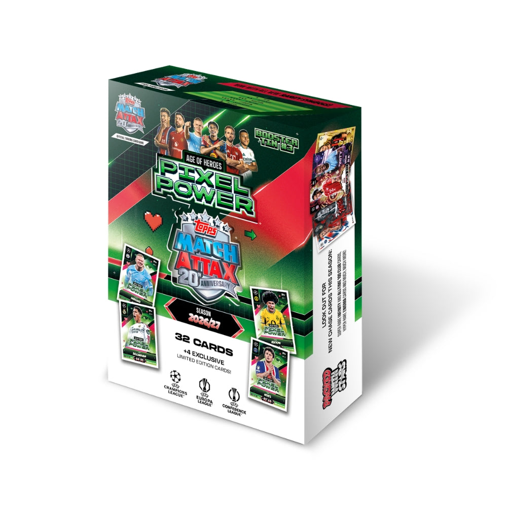 Topps Match Attax UEFA Champions League 2026/27 Booster Tin - Pixel Power