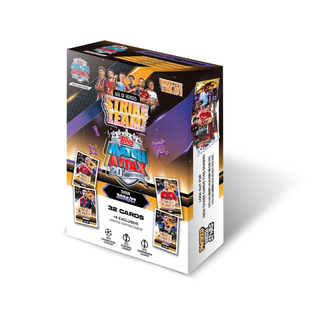 Topps Match Attax UEFA Champions League 2026/27 Booster Tin - Strike Team!
