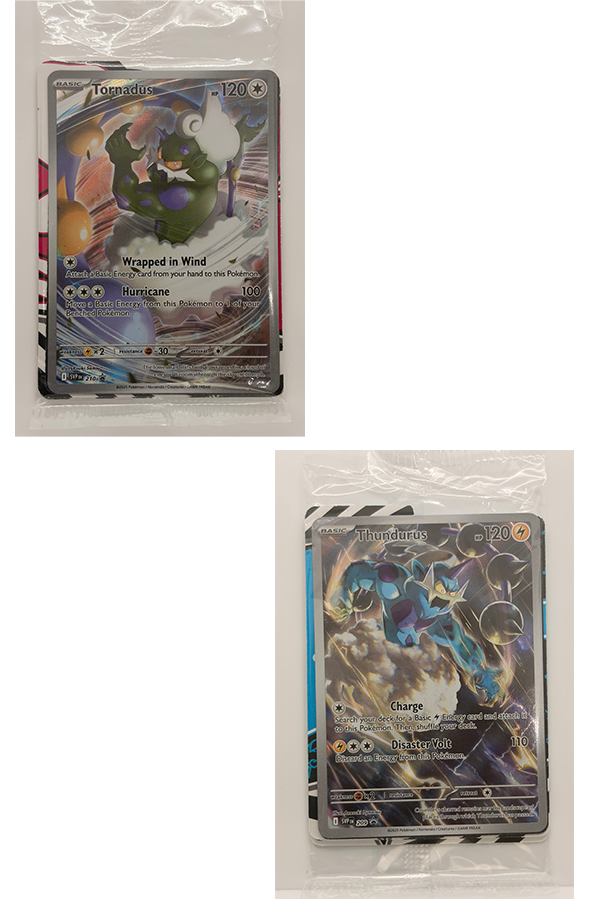 Thundurus & Tornadus SVP 209 & 210 -  Black Star Sealed Promo NM