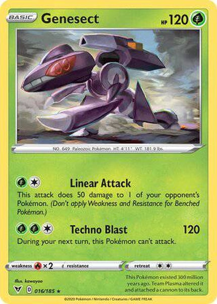 016/185 Genesect - Rare Holo - Collectible Madness