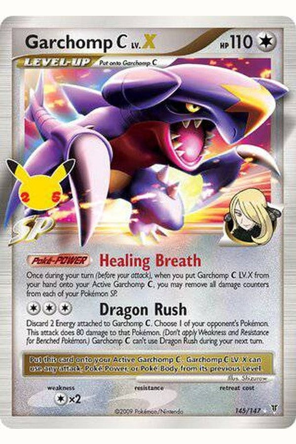 145/147 Garchomp C LV.X - Rare Holo - Collectible Madness
