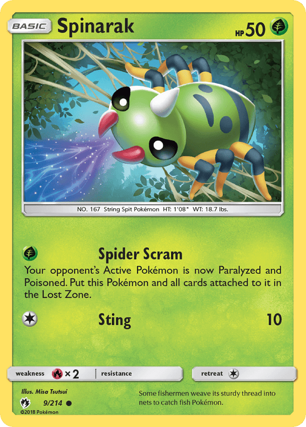 009 / 214 Spinarak-Common - Collectible Madness