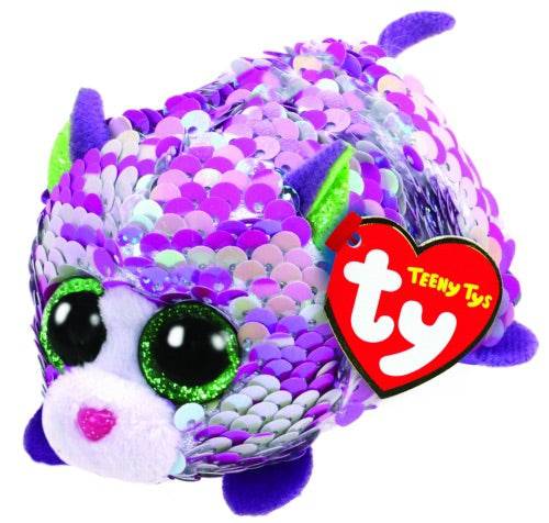 Teeny Tys Sequin - Lilac cat - Collectible Madness