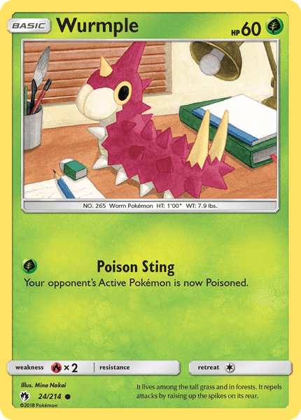 024 / 214 Wurmple-Common - Collectible Madness