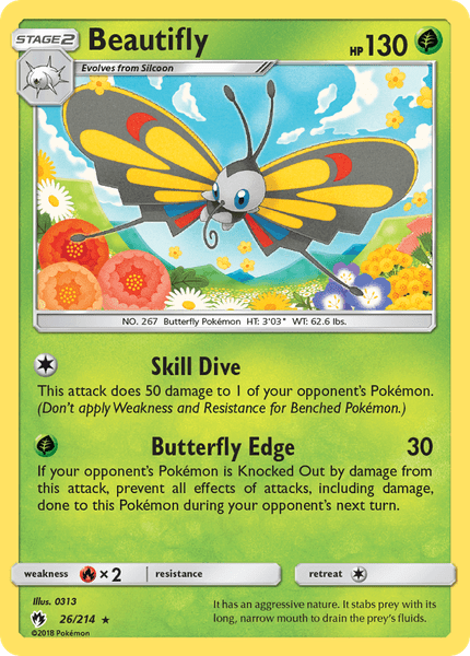 026 / 214 Beautifly-Rare - Collectible Madness