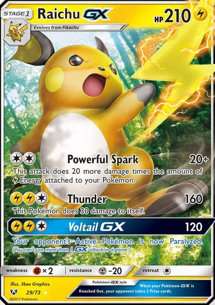 29 / 73 Raichu-GX - Ultra Rare - Collectible Madness