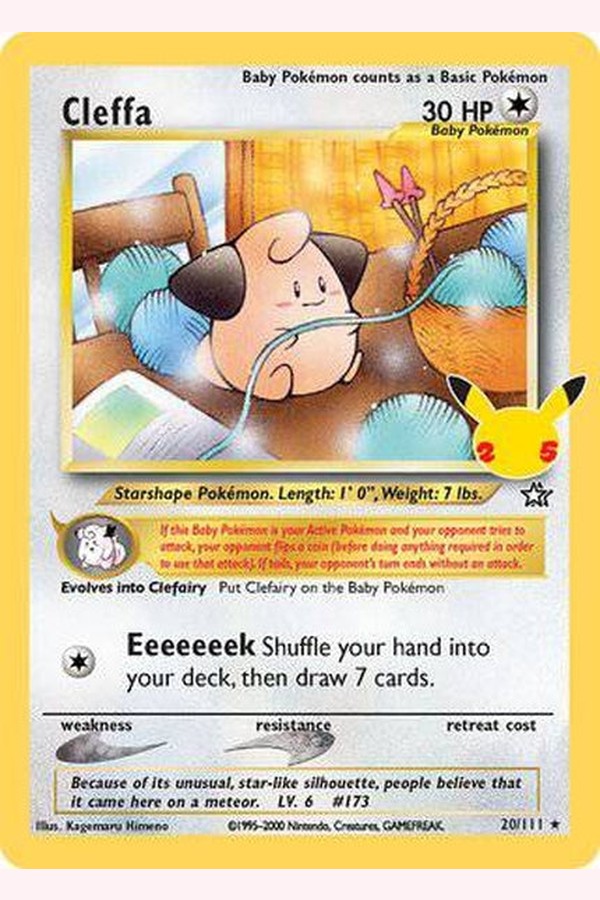 20/111 Cleffa - Rare - Collectible Madness