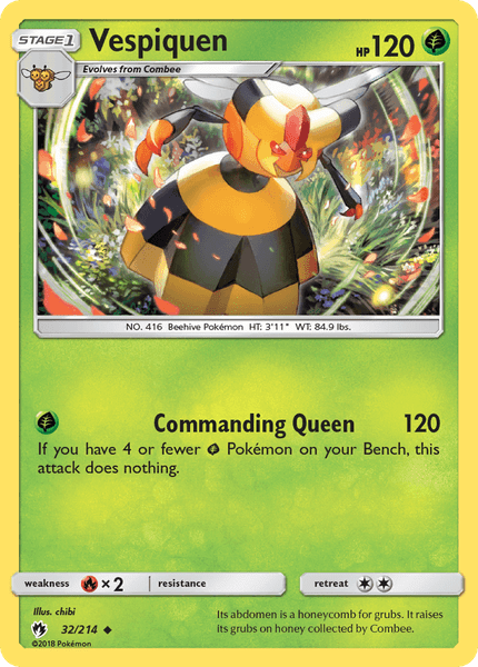 032 / 214 Vespiquen-Uncommon - Collectible Madness