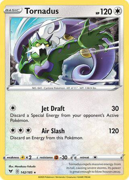 142/185 Tornadus - Rare Holo - Collectible Madness