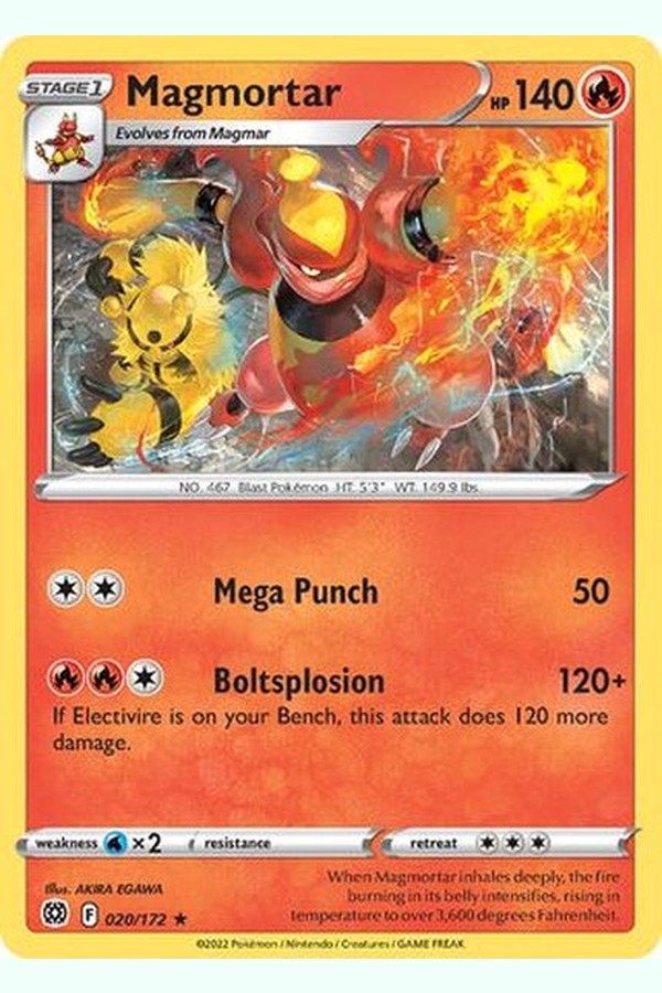 020/172 Magmortar - Rare - Collectible Madness
