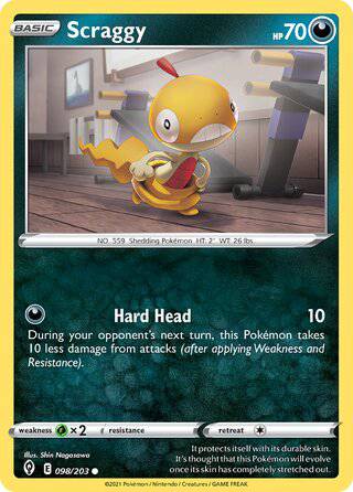 098/203 Scraggy - Common - Collectible Madness