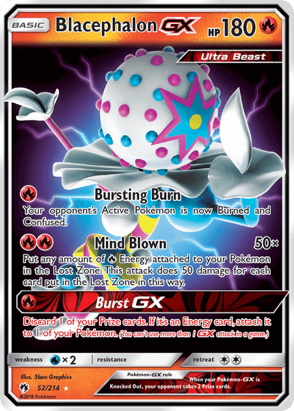 052 / 214 Blacephalon-GX - Ultra Rare - Collectible Madness