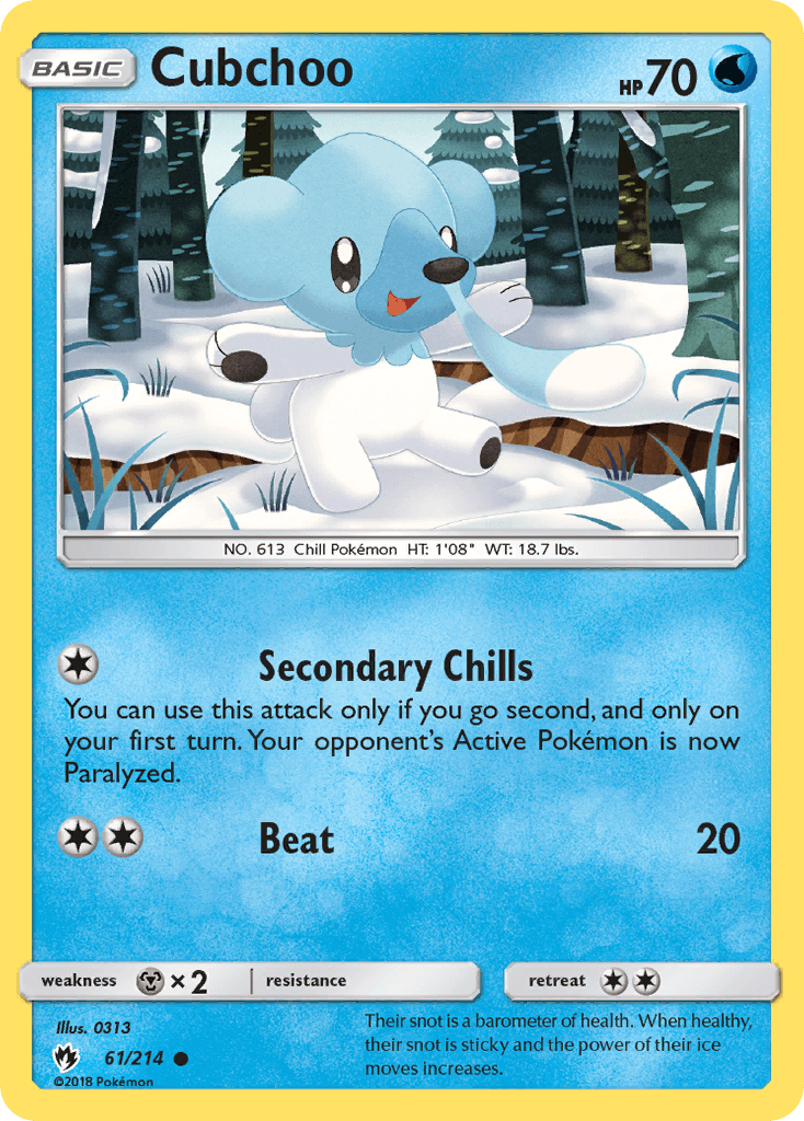 061 / 214 Cubchoo-Common - Collectible Madness