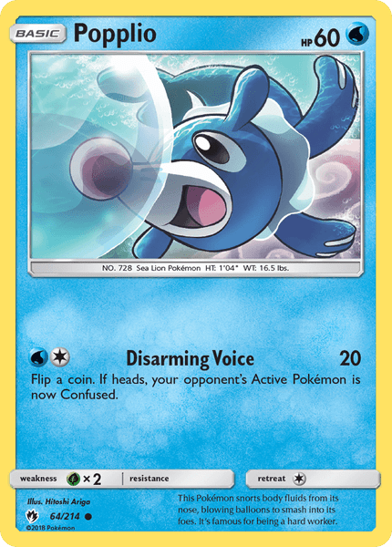 064 / 214 Popplio-Common - Collectible Madness