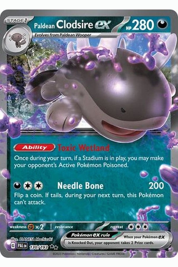 130/193 Paldean Clodsire ex - Double Rare