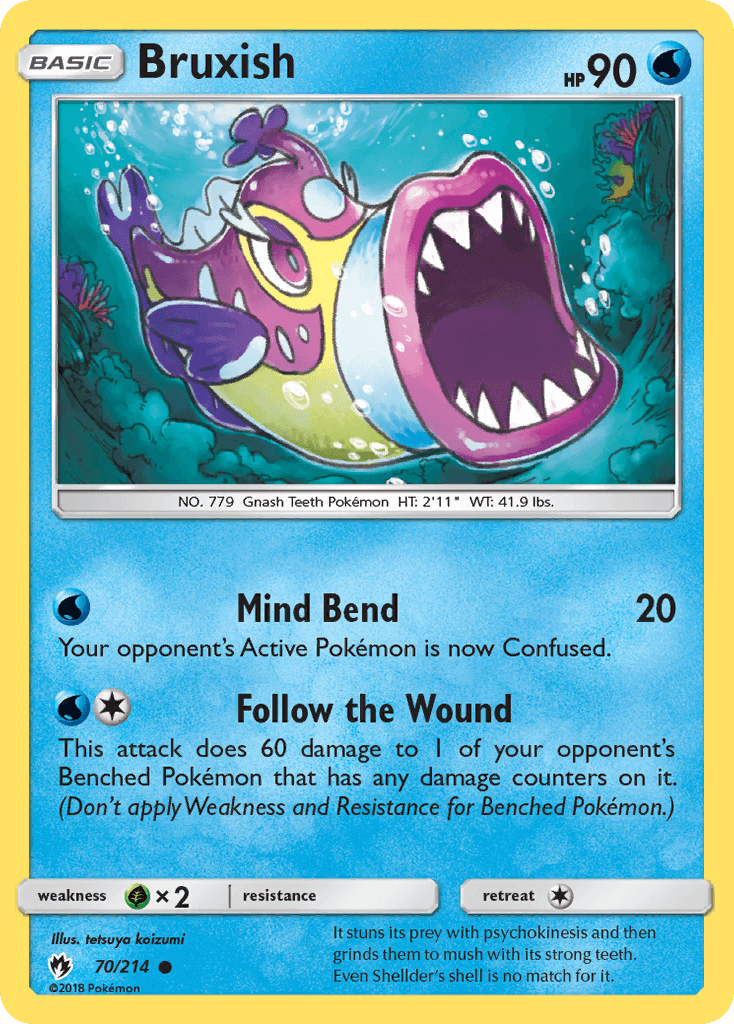 070 / 214 Bruxish-Common - Collectible Madness