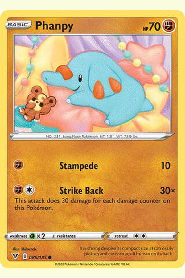 086/185 Phanpy - Common - Collectible Madness