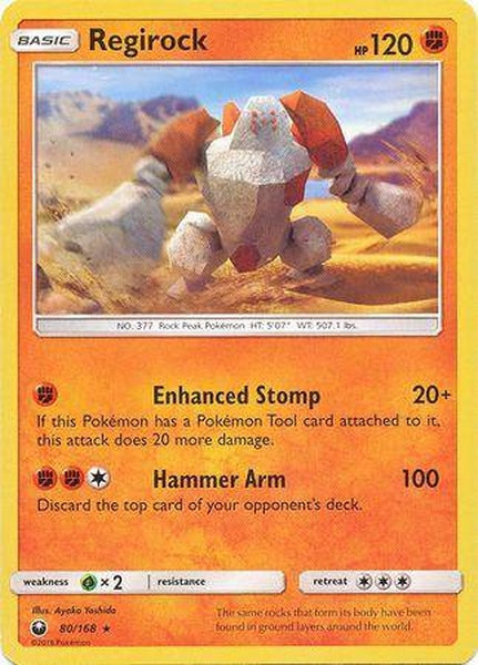 080 / 168 Regirock - Rare - Collectible Madness