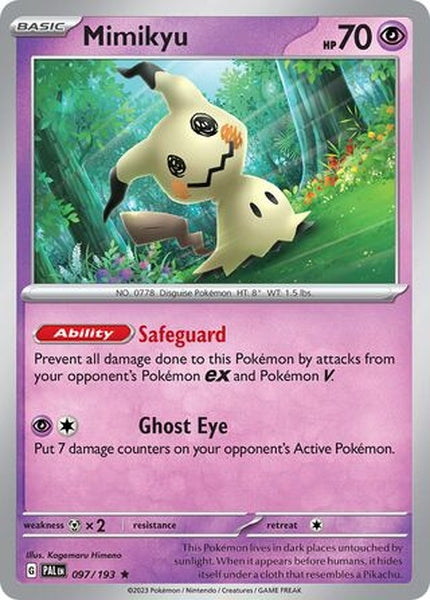 097/193 Mimikyu - Rare Holo