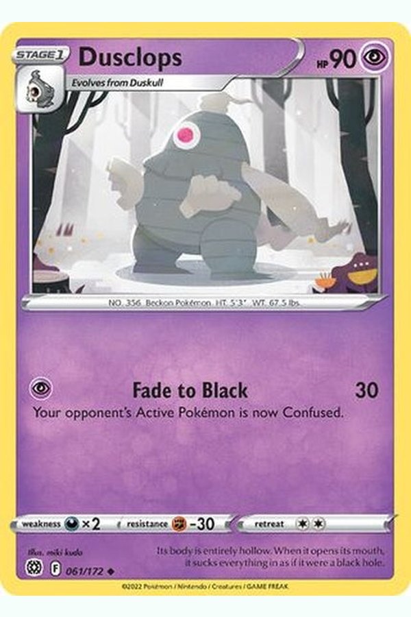 061/172 Dusclops - Uncommon - Collectible Madness