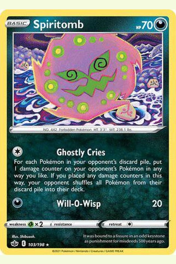 103/198 Spiritomb - Rare - Collectible Madness