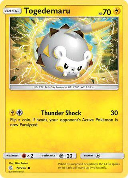 074/236 Togedemaru - Common - Collectible Madness