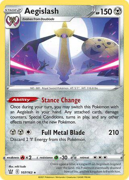 107/163 Aegislash - Rare Holo - Collectible Madness