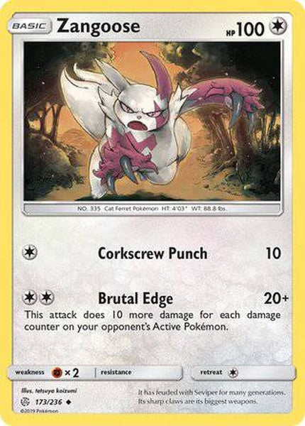 173/236 Zangoose - Uncommon - Collectible Madness